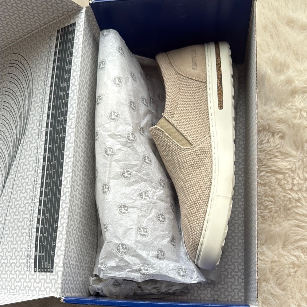 Men's Beige Slip-On Shoes - brand New Birkenstock’s